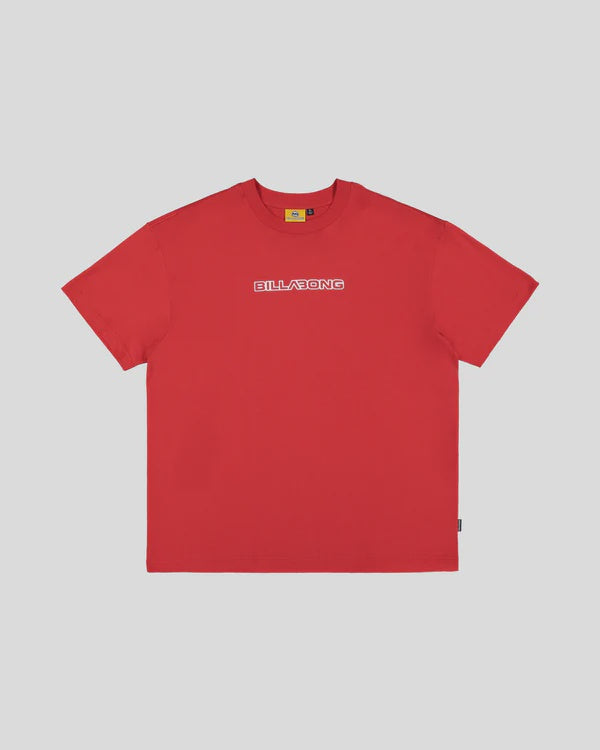 Billabong Halftone OG SS Tee-True Red