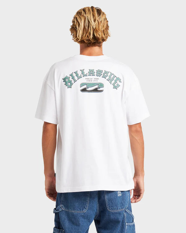 Billabong Heritage Arch OG Tee-White
