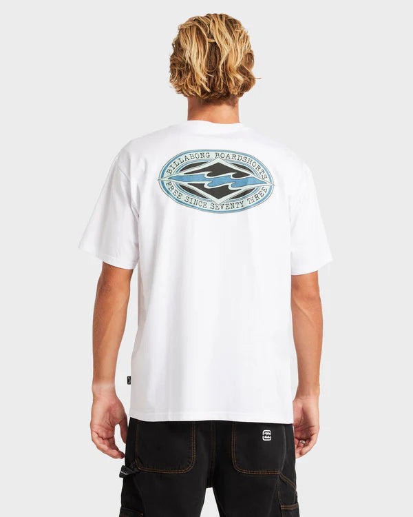 Billabong Rotor Diamond Regular Tee-White