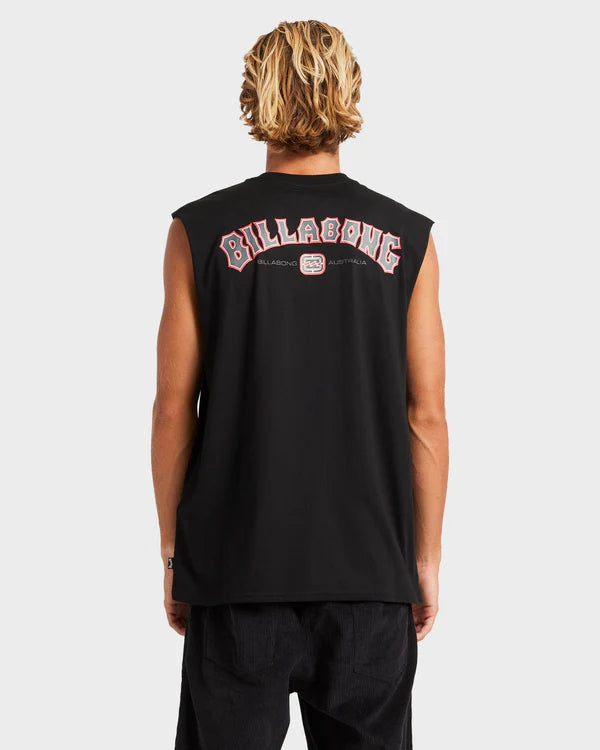 Billabong Chrome Arch Muscle Tee-Black