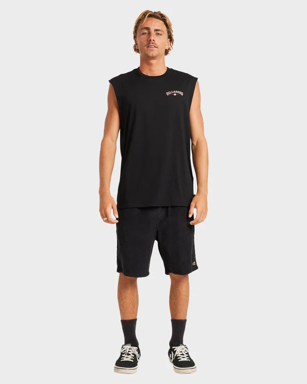 Billabong Chrome Arch Muscle Tee-Black