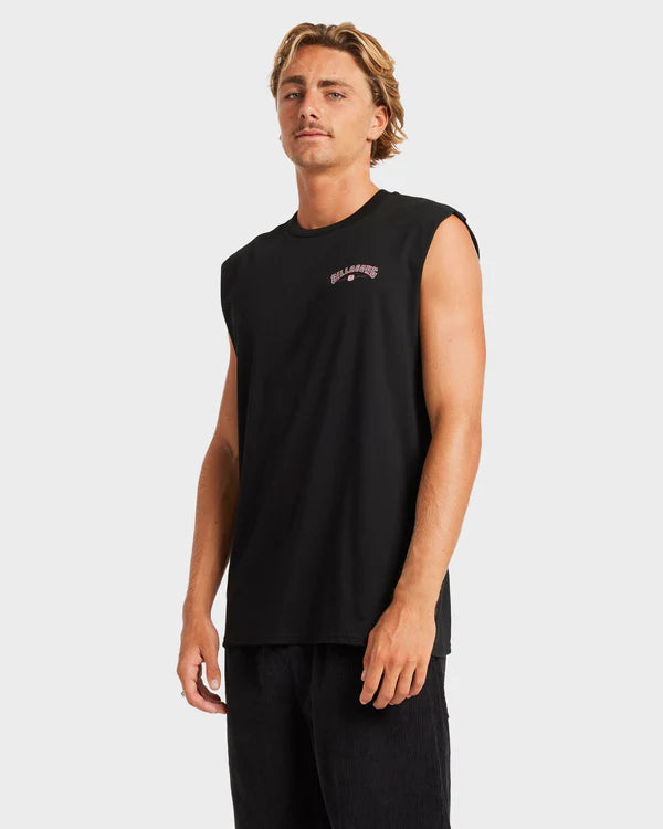 Billabong Chrome Arch Muscle Tee-Black