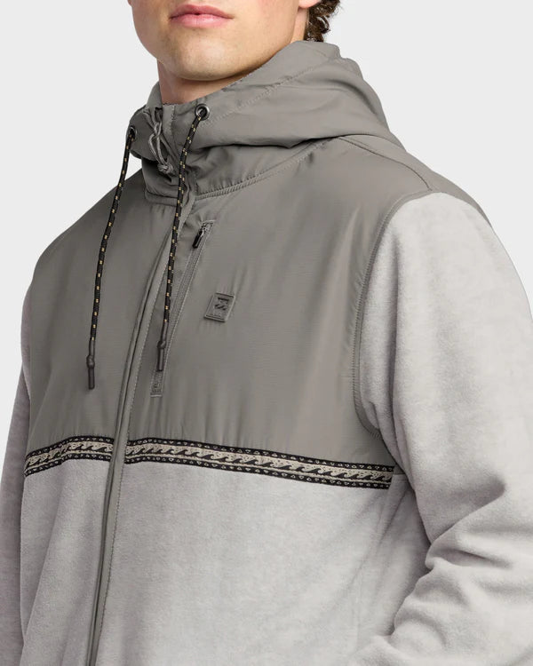 Billabong Boundary Lite Zip - Grey Heather