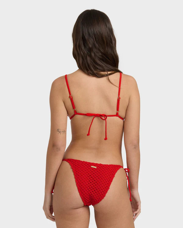 Billabong Twisted Tides Mini Slide Tri Top-Aloha Red