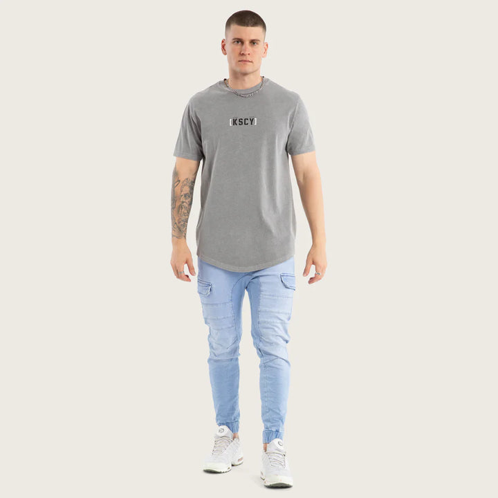 Kiss Chacey Unleashed Dual Curved Tee - Pigment Frost Grey