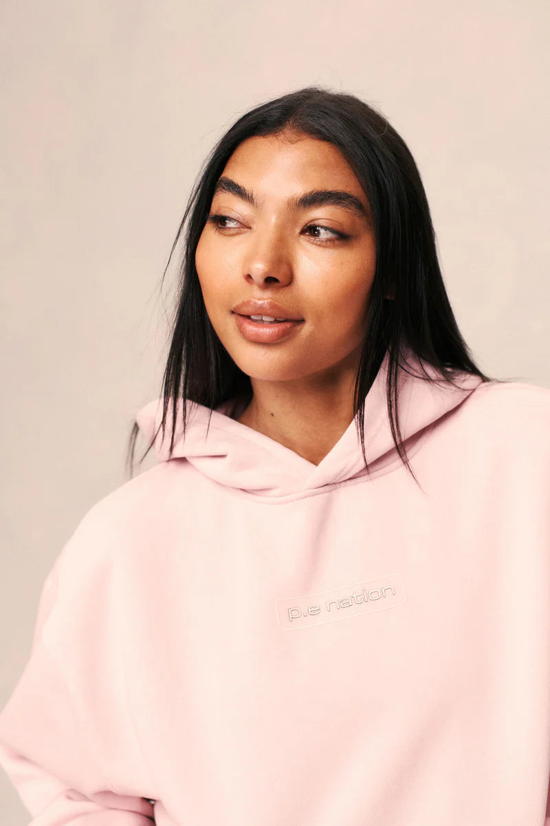 P.E Nation Peak Hoodie - Washed Chalk Pink