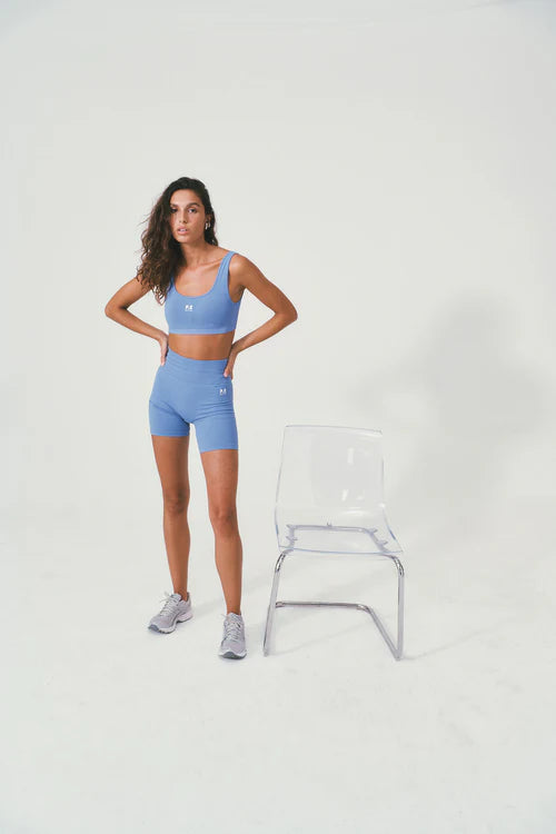 P.E Nation Restore Seamless 5" Bike Short-Summer Sky