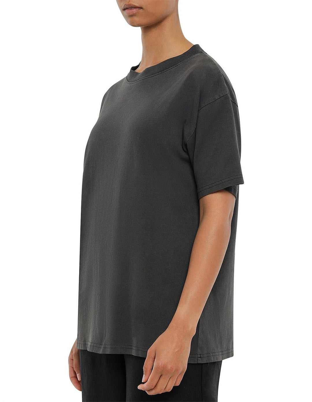 Nude Lucy Organic Boyfriend Tee - Coal