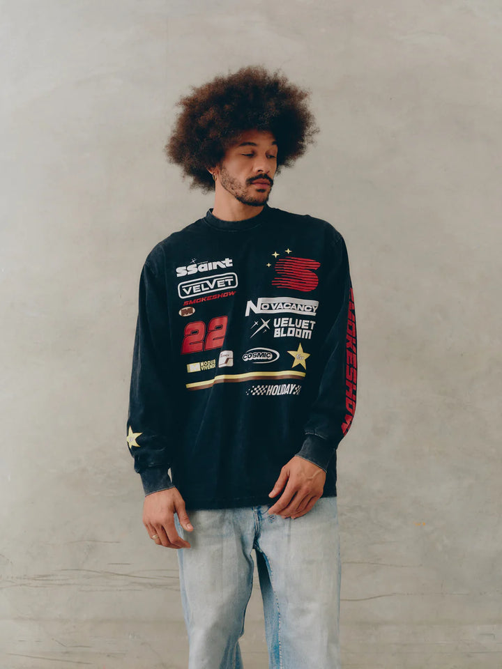 SŚAINT Icon Moto Tee-Black