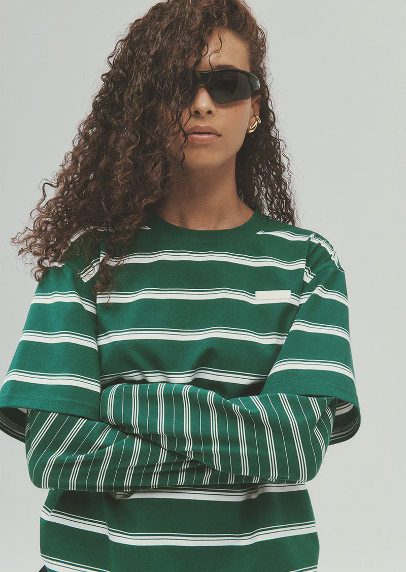 P.E Nation Spark LS Tee - Amazon Stripe