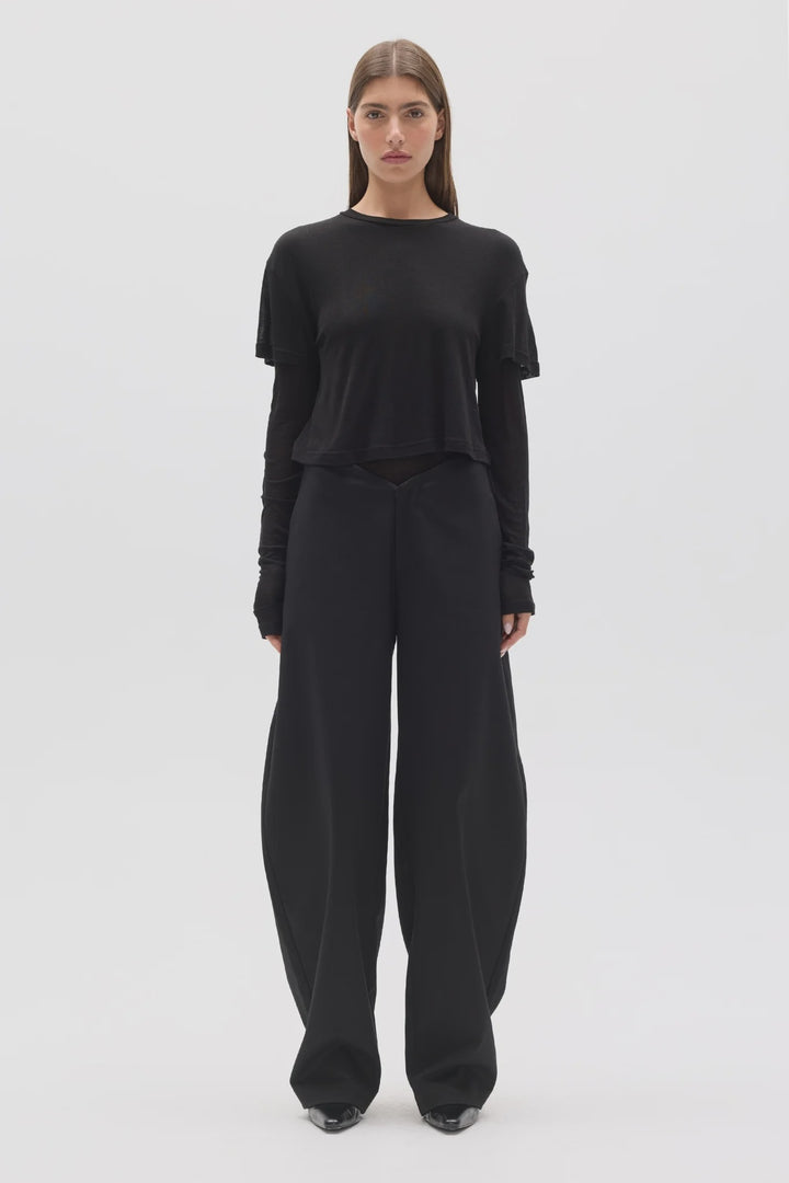 Bayse Calenia Two In One Top - Black