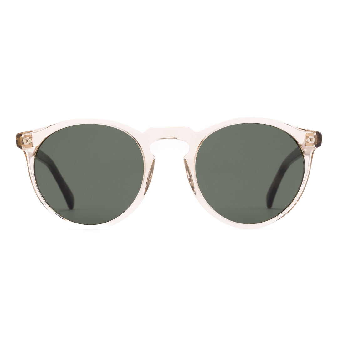 Otis Omar Sunglasses - Eco Crystal Pebble/Havana Zinnia/L.I.T Polarised Grey