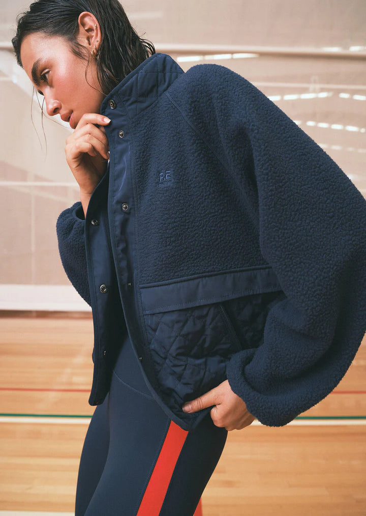 P.E Nation Technique Quilt Jacket - Dark Navy