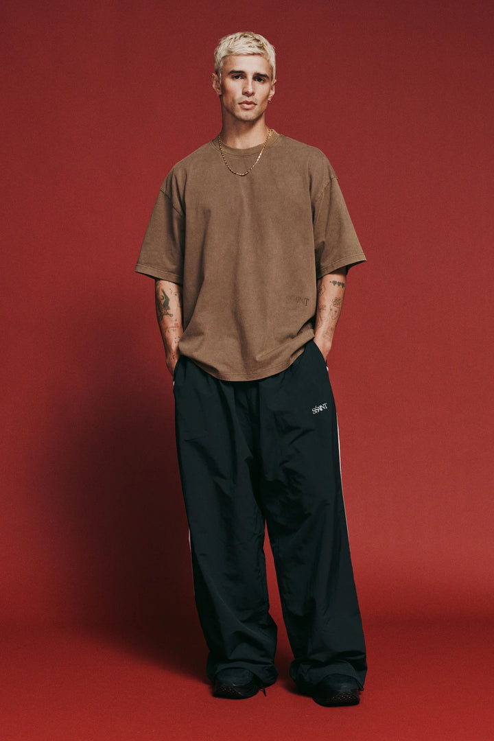 Ssaint Boxy Tonal Tee - Vintage Brown