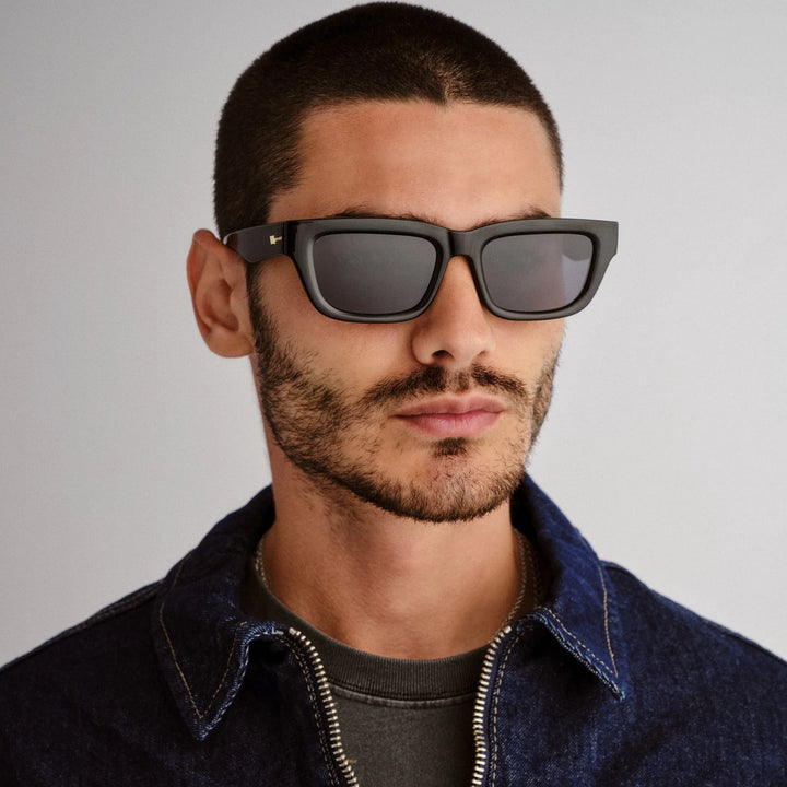 Le Specs Le Castle Sunglasses-Black