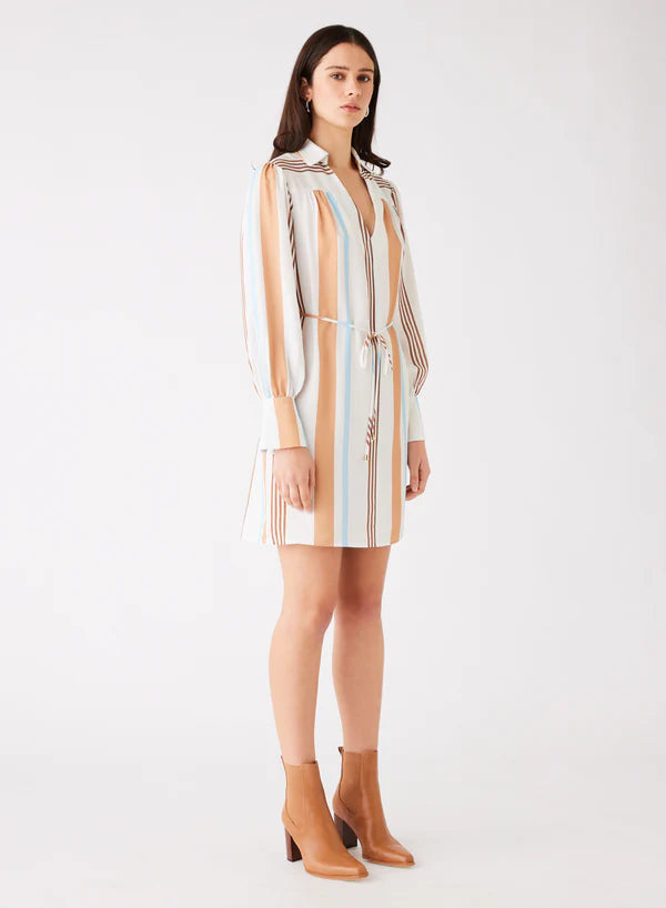 Esmaee Skyline Dress - Sky Stripe