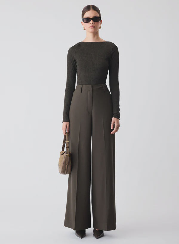 Esmaee Counter Balance Top - Dark Olive