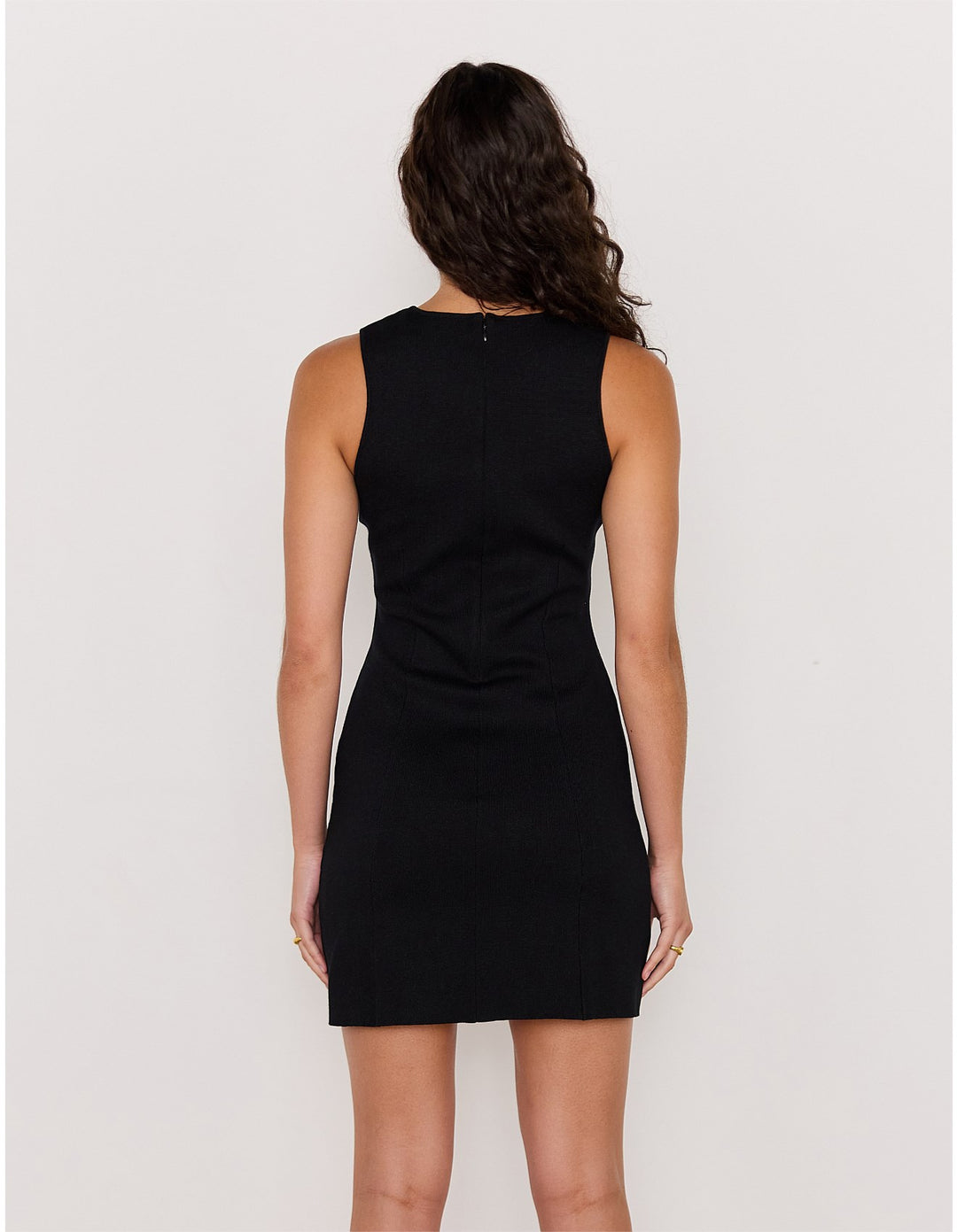 MinkPink Noa Knit Mini Dress - Black