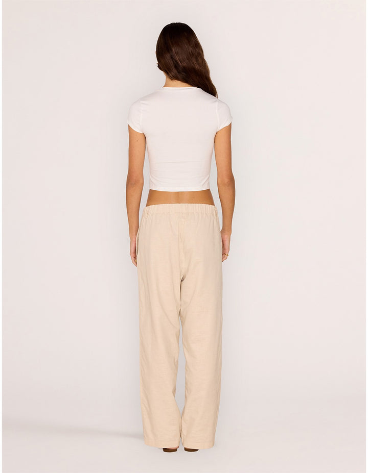 MinkPink Noeme Relaxed Pants - Beige