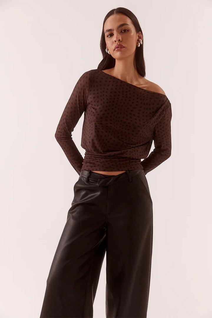 Sovere Zuri Longsleeve Top - Rum Raisin