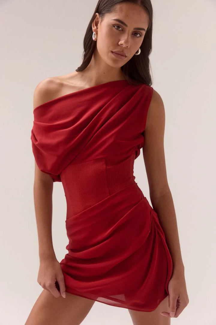 Sovere Ada Mini Dress - Spiced Apple