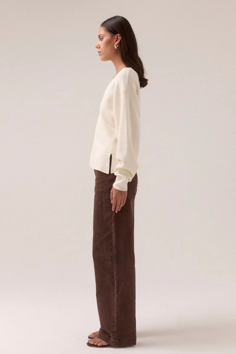 Sovere Sentiment Knit Cardi - Chalk