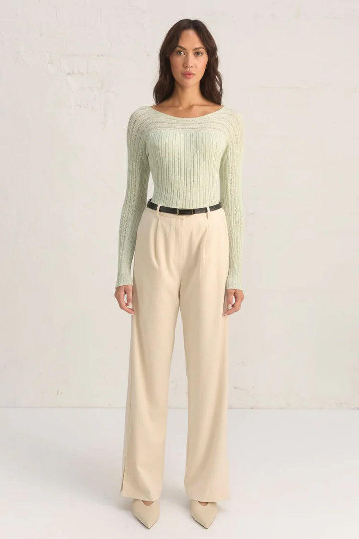 MØN RENN Genesis Knit Top - Sage
