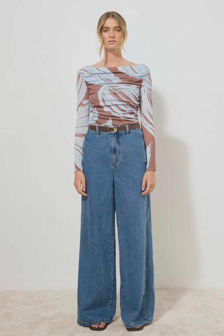 MØN RENN Heirloom Floral Top - Heirloom Floral