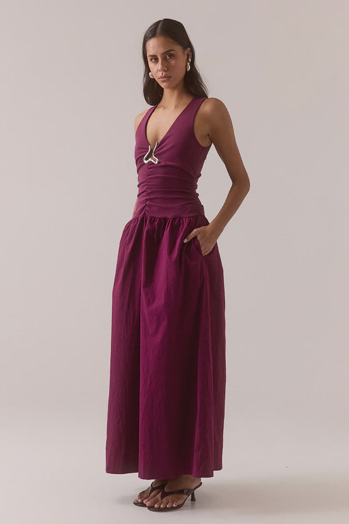 Sovere Hari Dress - Plum