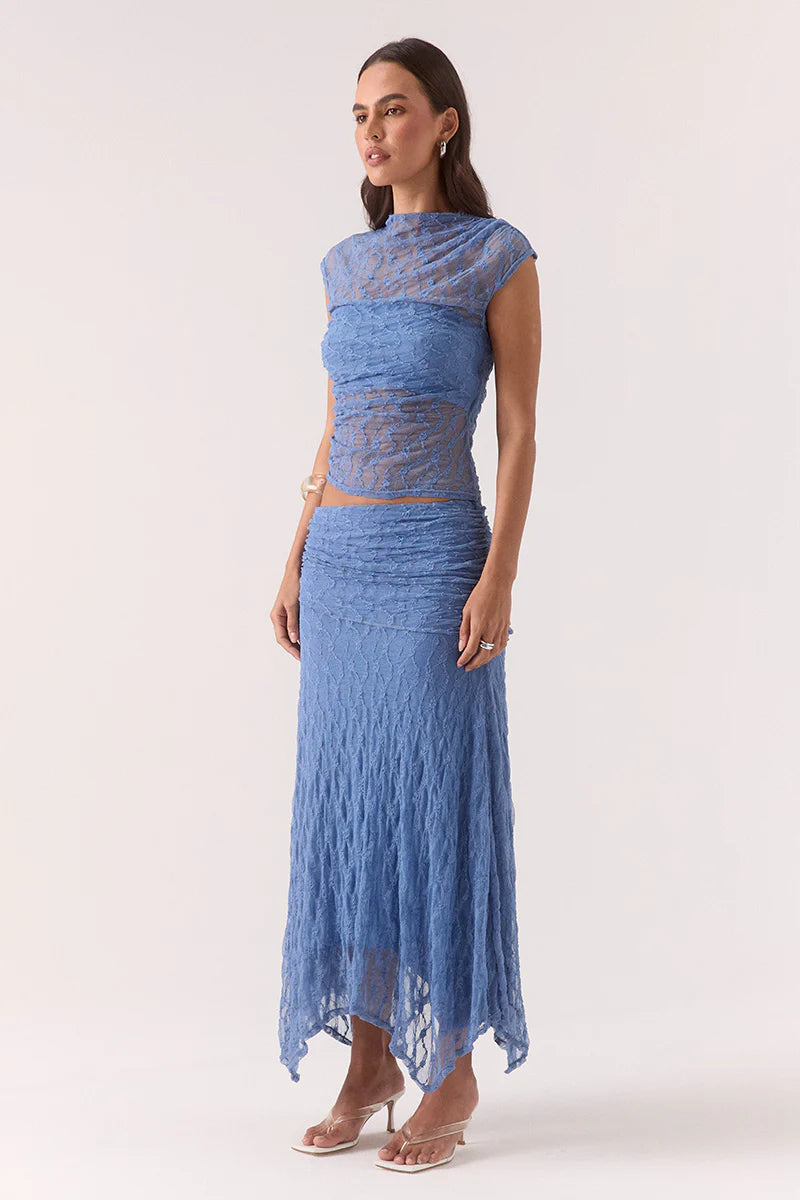 Sovere Lowri Top-Slate Blue