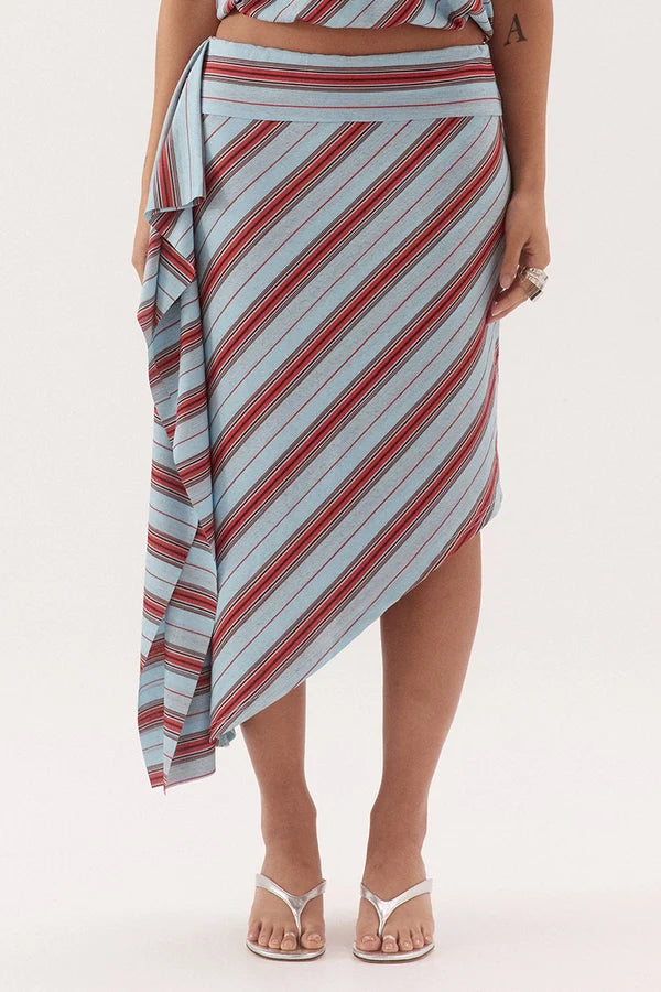 Sovere Zumi Stripe Skirt - Zumi Stripe Blue