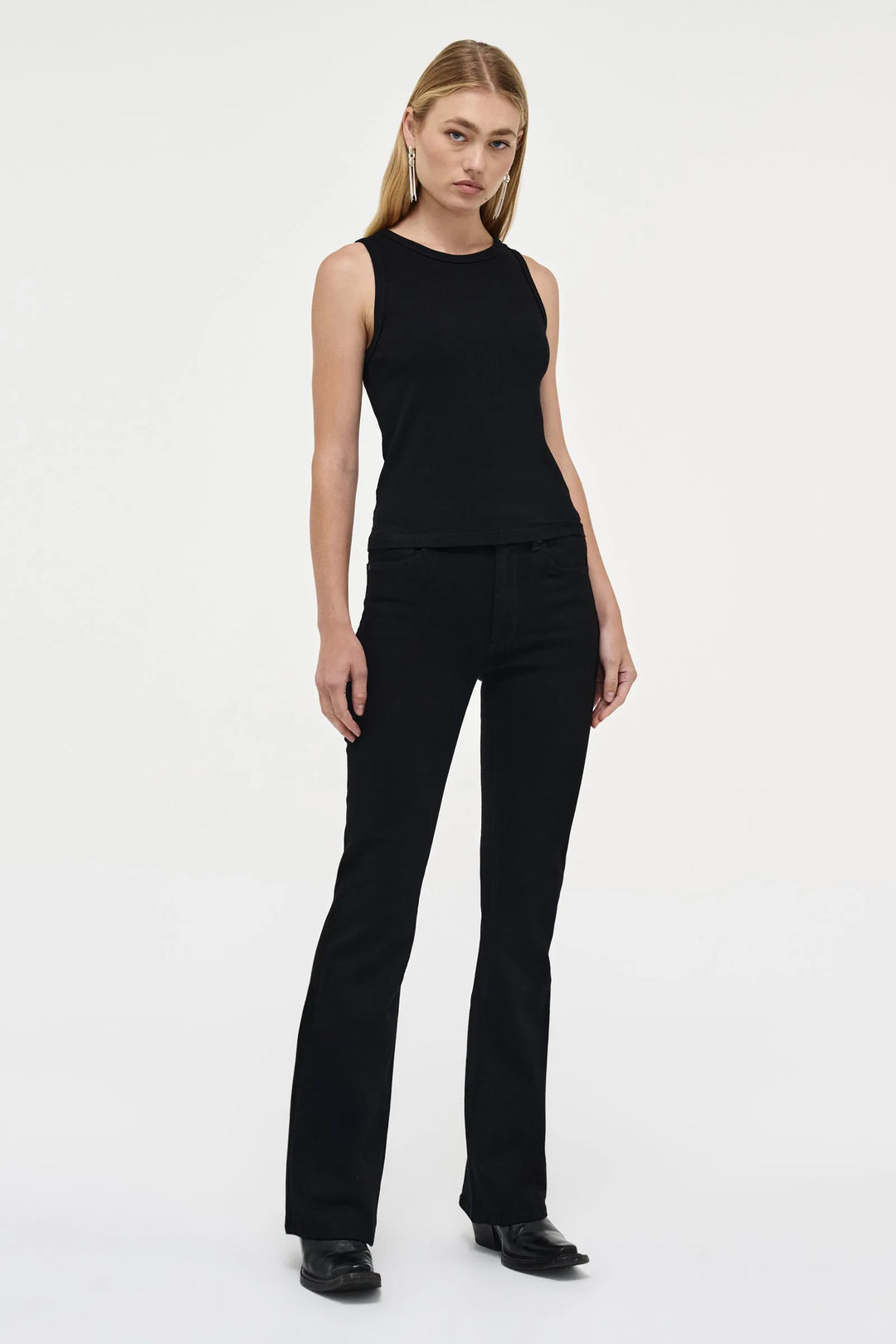 Neuw Denim Jonesy Singlet AM-Black