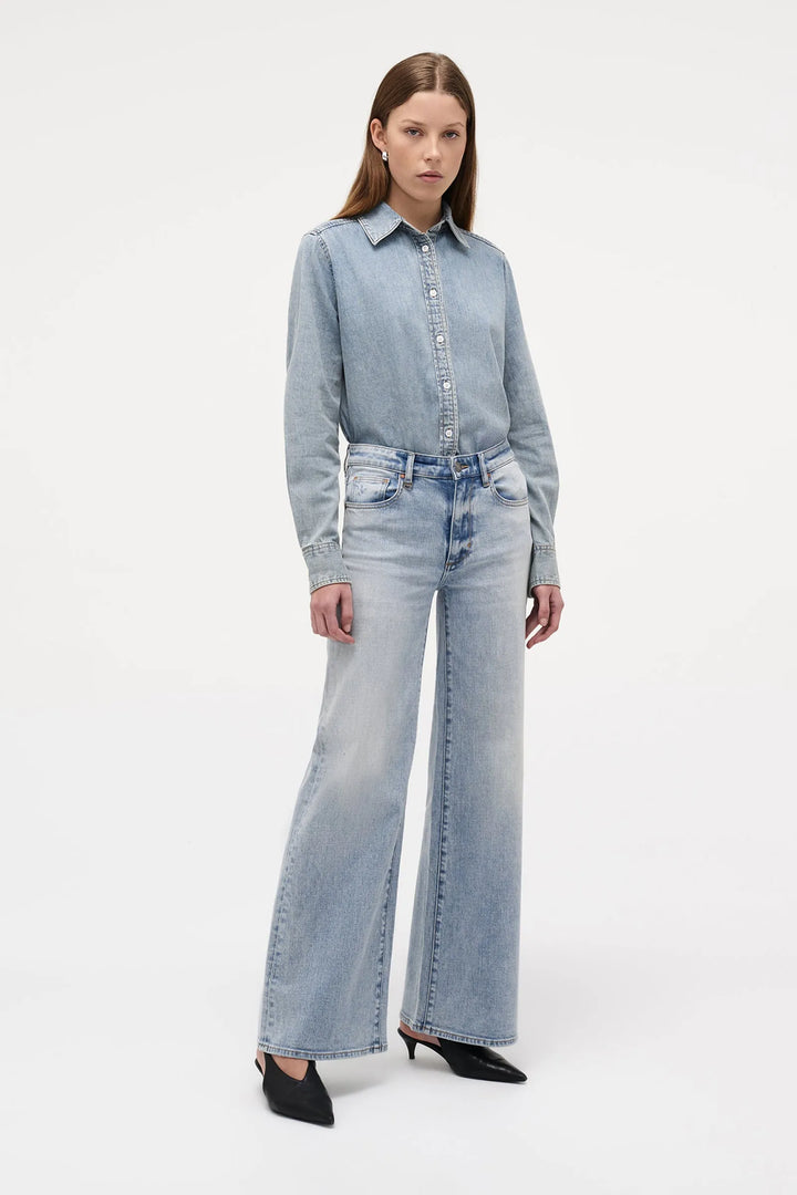 Neuw Denim Eva Wide Jean - Fast Lane - Light Vintage Indigo