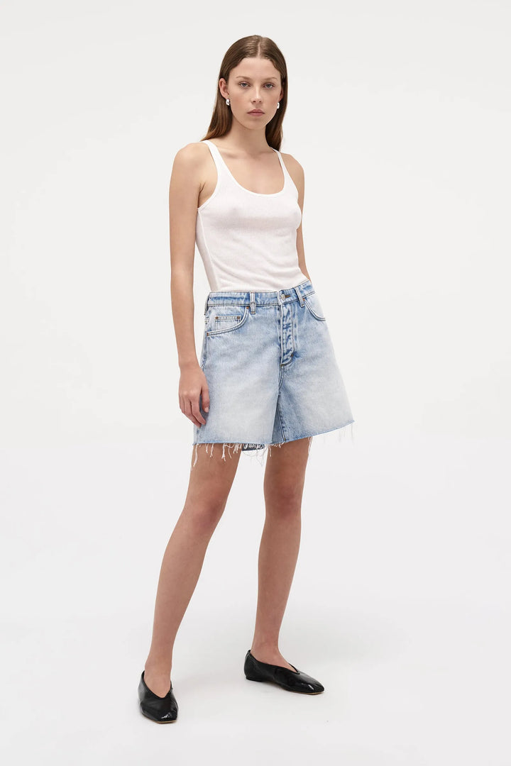 Neuw Denim Eva Mid Denim Short - Mode - Light Vintage Indigo