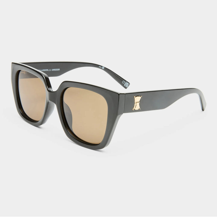 Le Specs The Illusion Sunglasses-Black