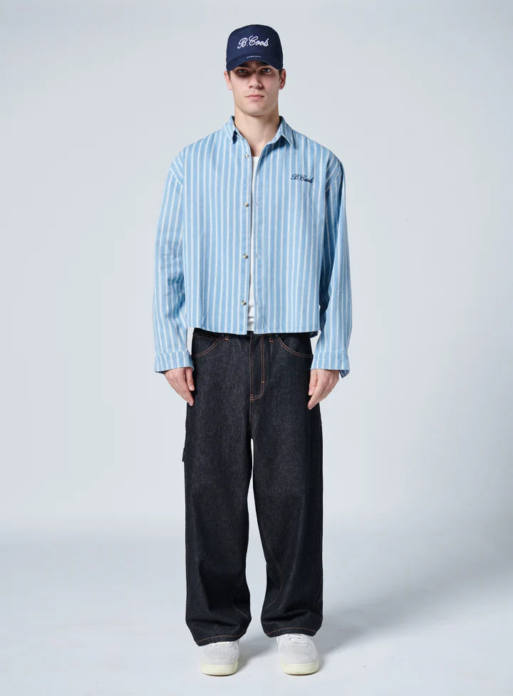 Barney Cools Crop LS Shirt - Blue