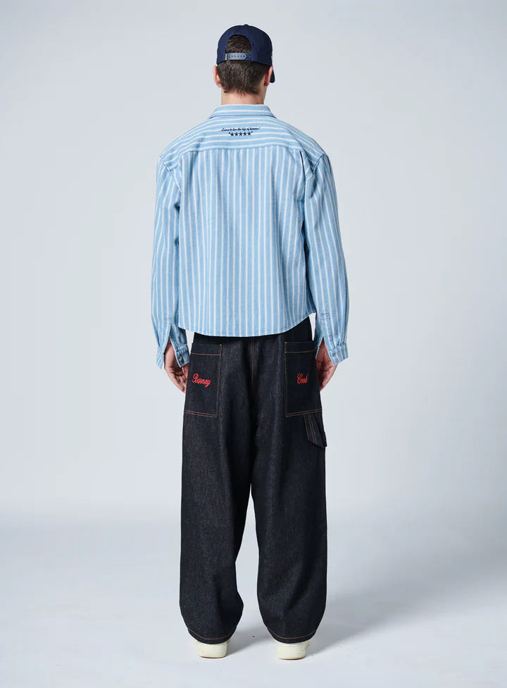 Barney Cools Crop LS Shirt - Blue