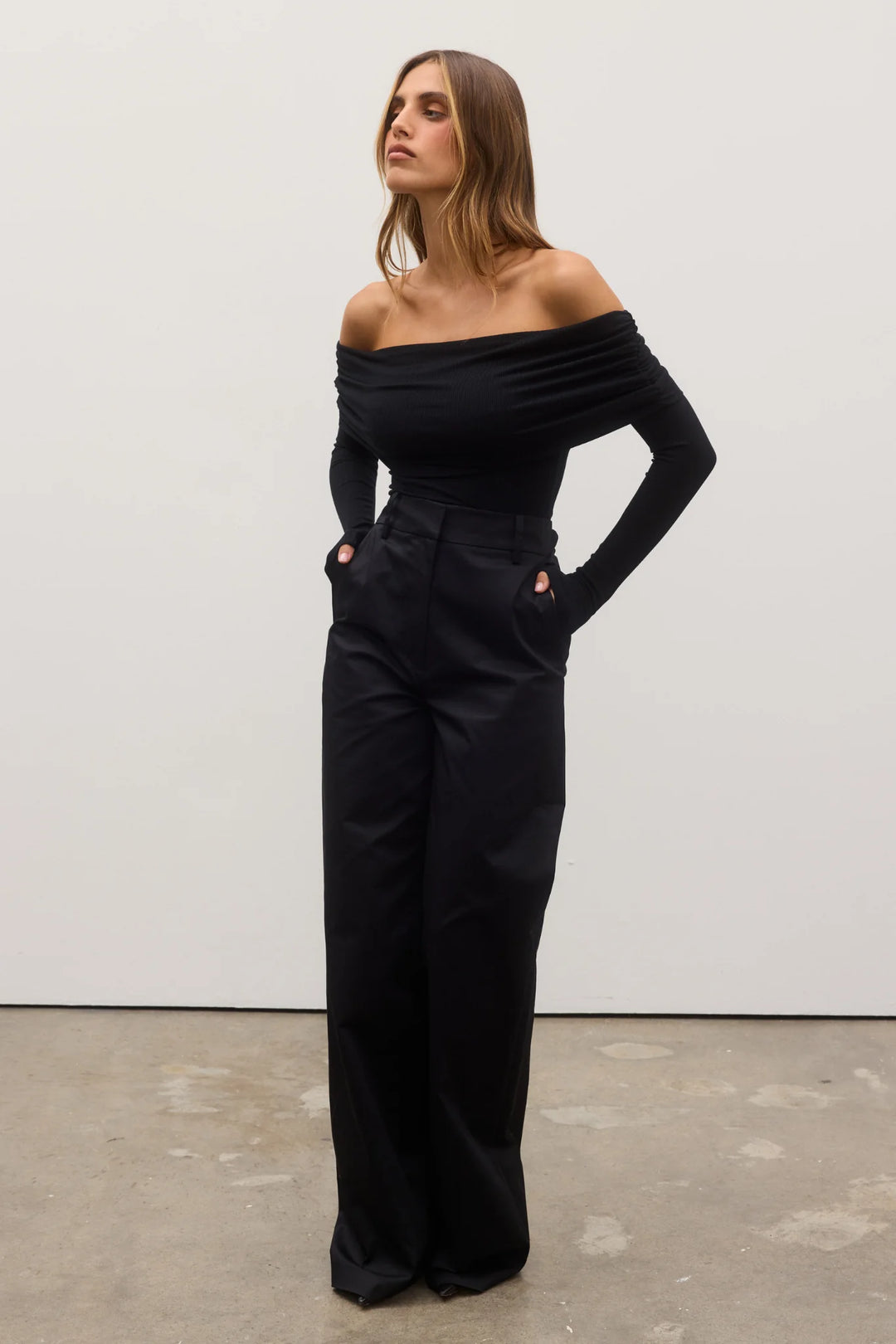 Bayse Alessandra Top - Black