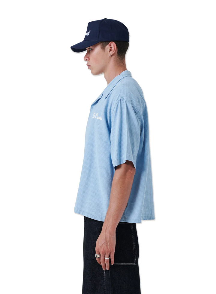 Barney Cools Script Shirt-Blue
