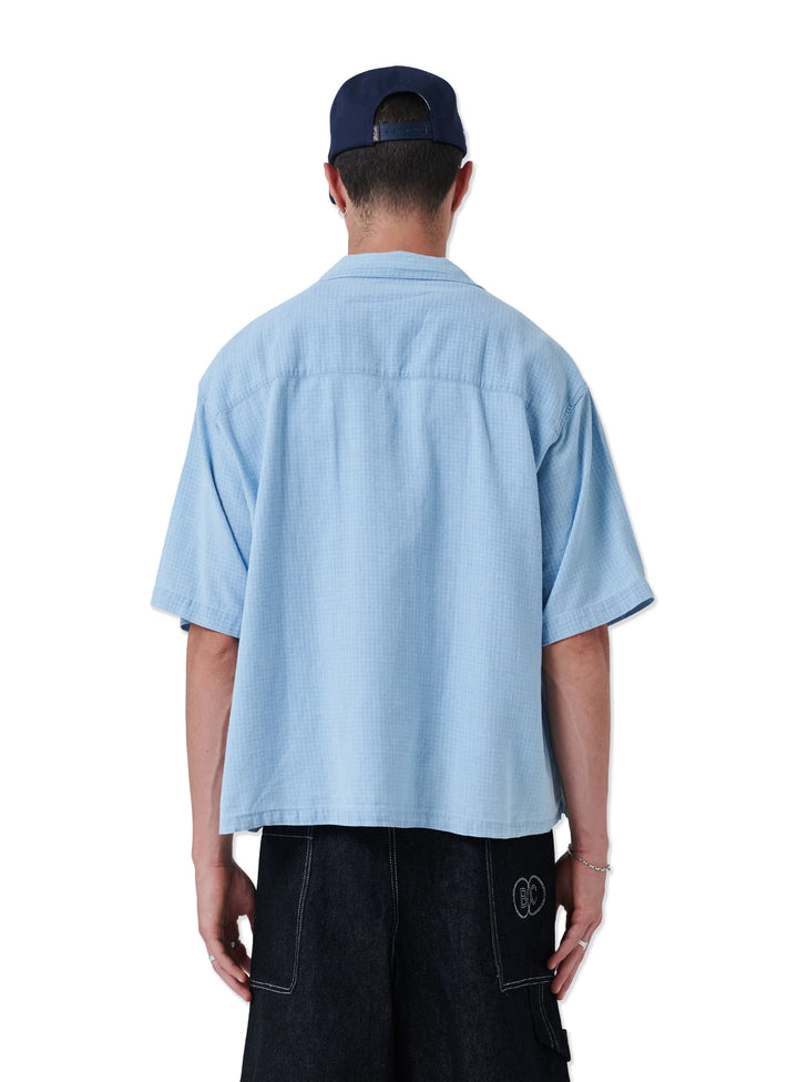 Barney Cools Script Shirt-Blue