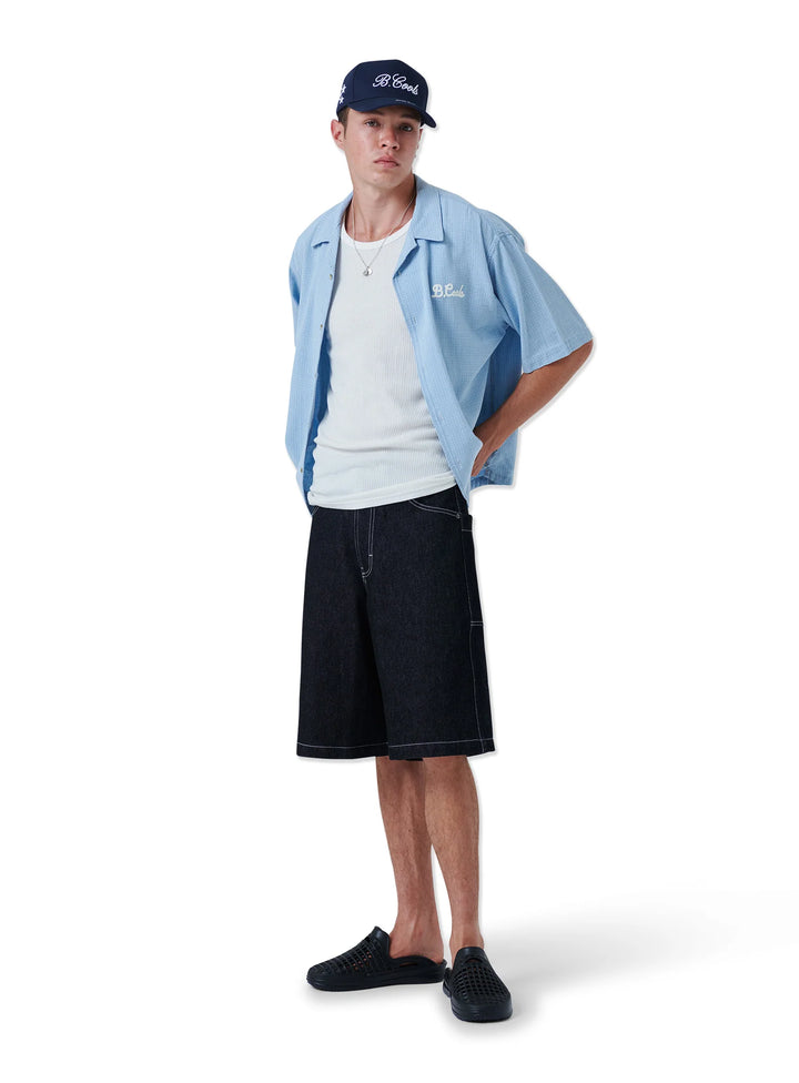 Barney Cools Script Shirt-Blue