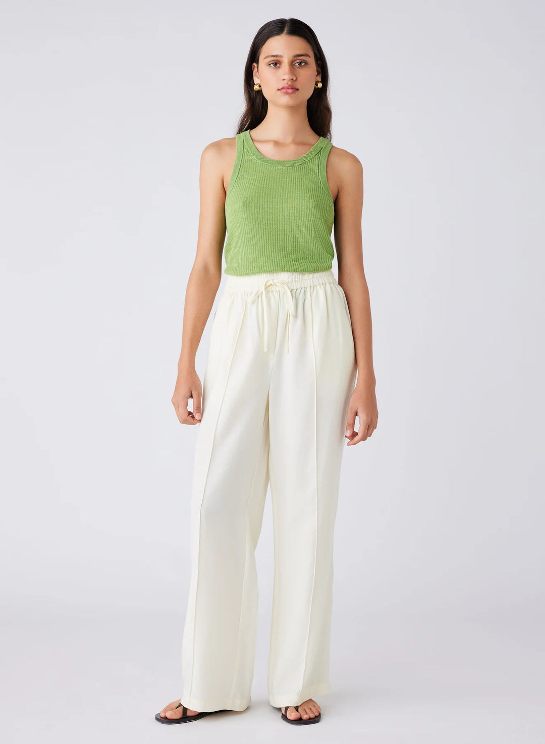 Esmaee Monochrome Pant - Cream