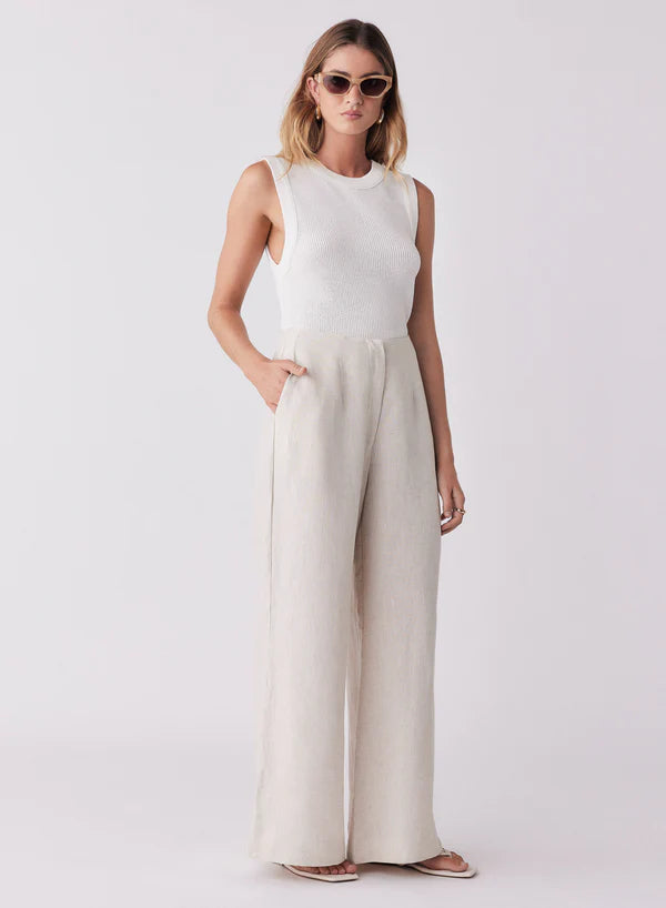 Esmaee Portsea Pant-Natural