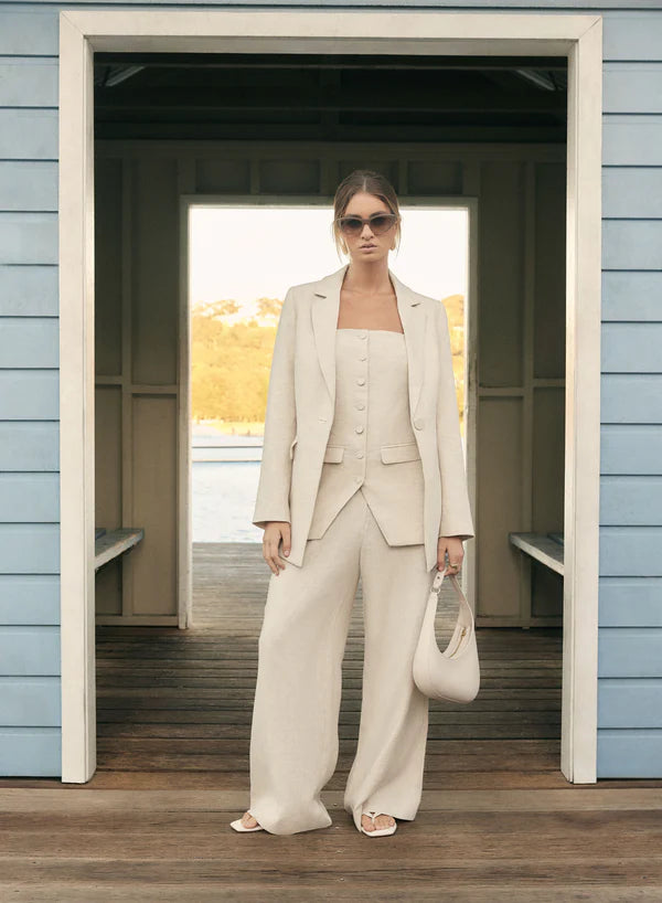 Esmaee Portsea Pant-Natural