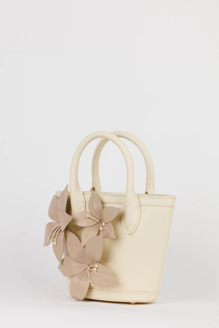 The Wolf Gang La Monada Flower Bag - Creme