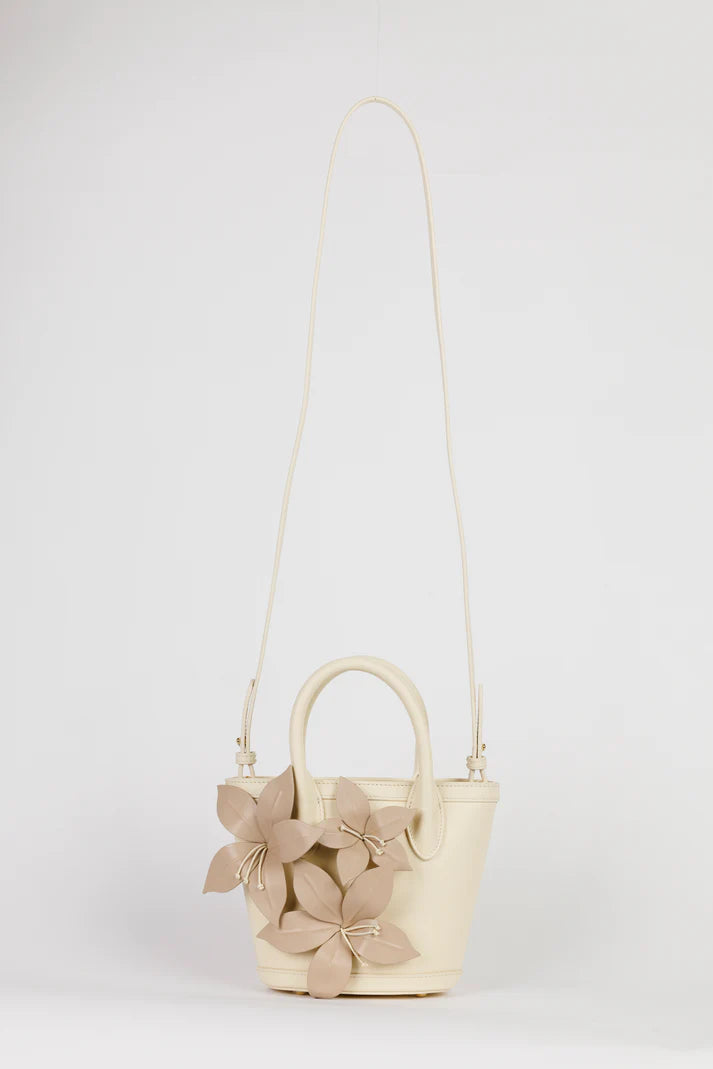 The Wolf Gang La Monada Flower Bag - Creme