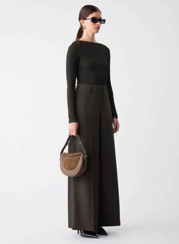 Esmaee Counter Balance Top - Dark Olive