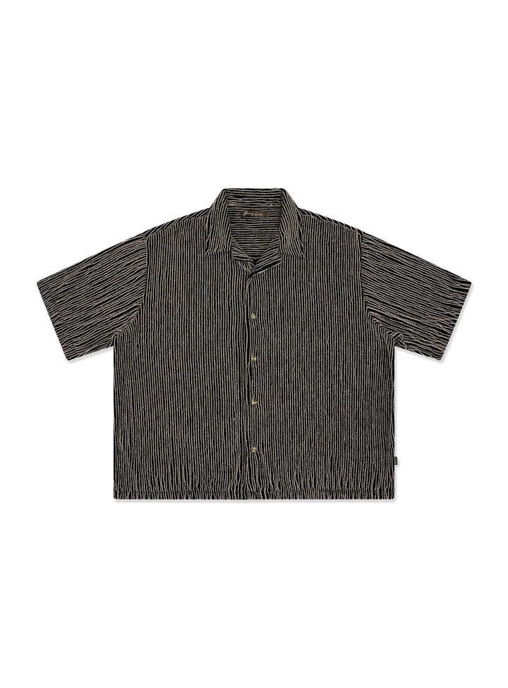 Barney Cools Crop Shirt-Black