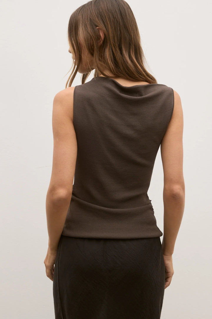 Bayse Monet Knit Top-Slate
