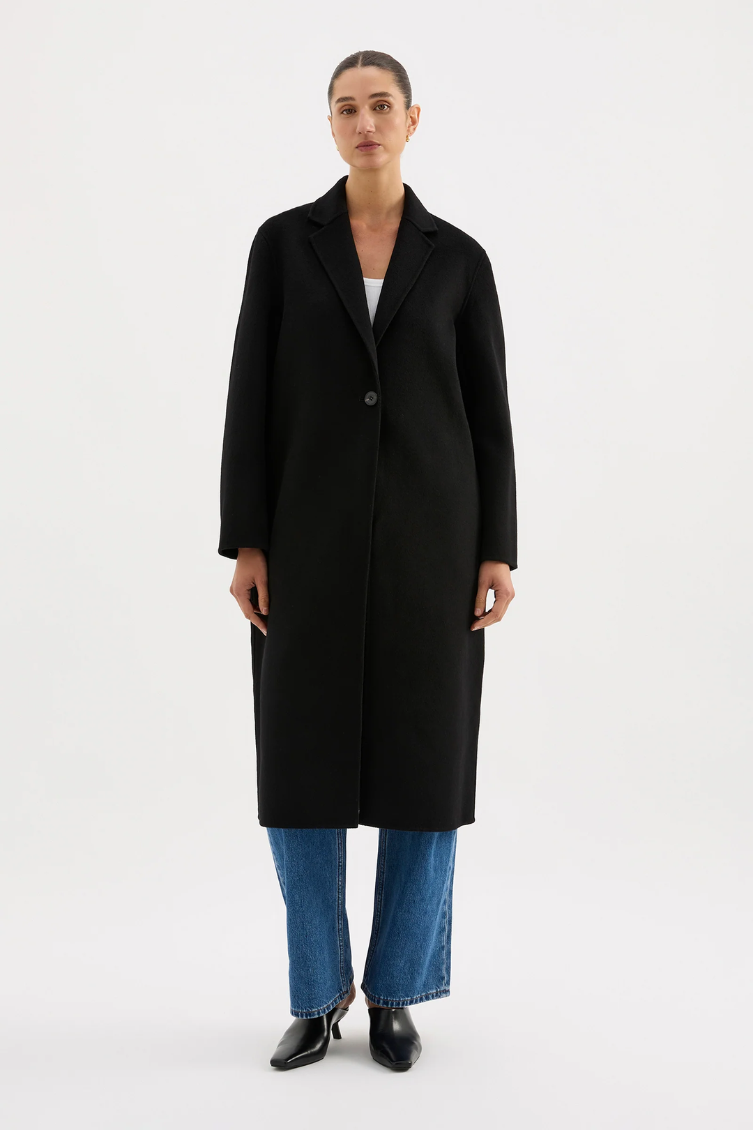 Nude Lucy Riley Wool Coat - Black